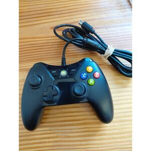 PowerA Microsoft XBOX 360 Black Wired Controller Model 1414135-02 Tested Works